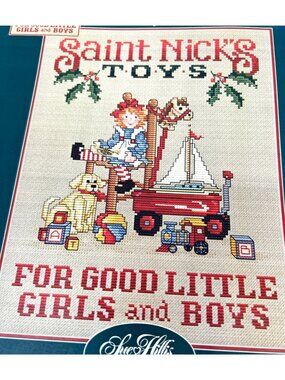 Saint Nicks Toys Cross Stitch Pattern Sue Hillis Designs With Charm